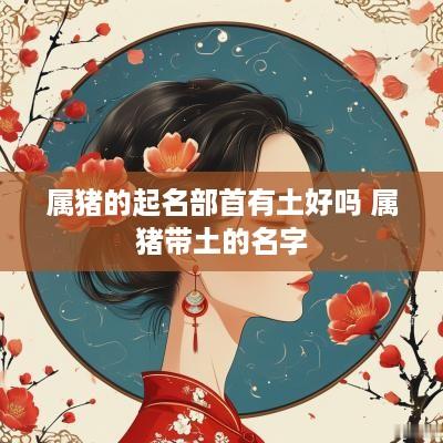 属猪的起名部首有土好吗 属猪带土的名字