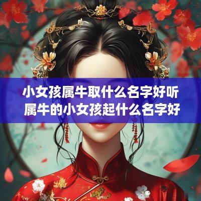 小女孩属牛取什么名字好听 属牛的小女孩起什么名字好听