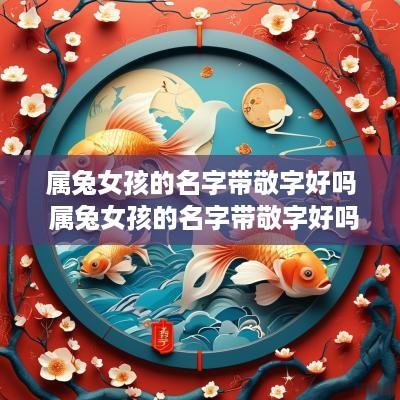 属兔女孩的名字带敬字好吗 属兔女孩的名字带敬字好吗