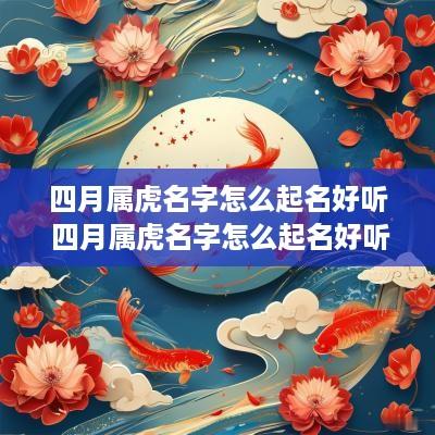 四月属虎名字怎么起名好听 四月属虎名字怎么起名好听点