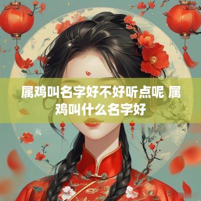 属鸡叫名字好不好听点呢 属鸡叫什么名字好