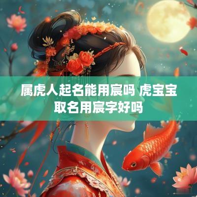 属虎人起名能用宸吗 虎宝宝取名用宸字好吗