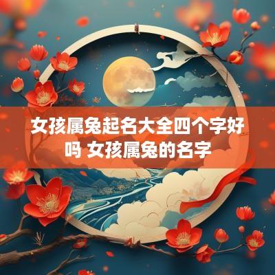 女孩属兔起名大全四个字好吗 女孩属兔的名字