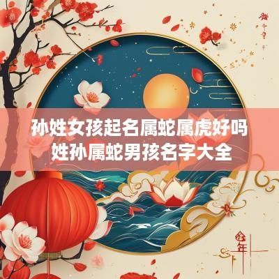 孙姓女孩起名属蛇属虎好吗 姓孙属蛇男孩名字大全