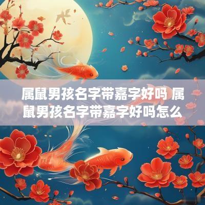 属鼠男孩名字带嘉字好吗 属鼠男孩名字带嘉字好吗怎么取