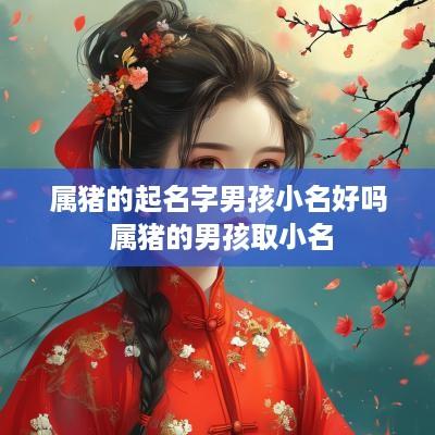 属猪的起名字男孩小名好吗 属猪的男孩取小名