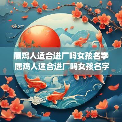属鸡人适合进厂吗女孩名字 属鸡人适合进厂吗女孩名字怎么取