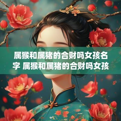 属猴和属猪的合财吗女孩名字 属猴和属猪的合财吗女孩名字怎么取