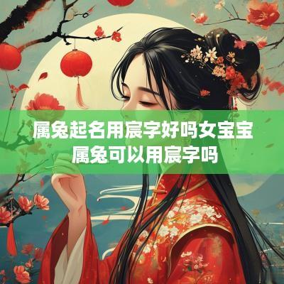 属兔起名用宸字好吗女宝宝 属兔可以用宸字吗