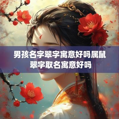 男孩名字翠字寓意好吗属鼠 翠字取名寓意好吗