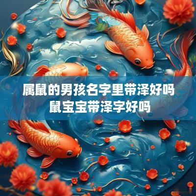 属鼠的男孩名字里带泽好吗 鼠宝宝带泽字好吗
