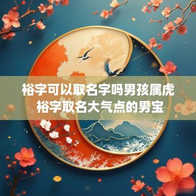 裕字可以取名字吗男孩属虎 裕字取名大气点的男宝