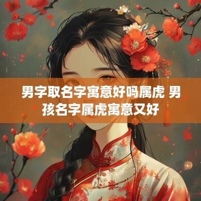 男字取名字寓意好吗属虎 男孩名字属虎寓意又好