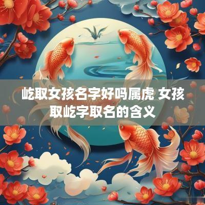 屹取女孩名字好吗属虎 女孩取屹字取名的含义
