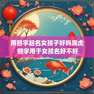 用熙字起名女孩子好吗属虎 熙字用于女孩名好不好