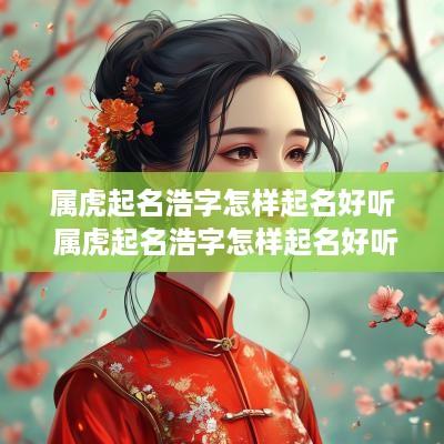 属虎起名浩字怎样起名好听 属虎起名浩字怎样起名好听点