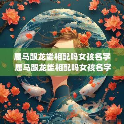 属马跟龙能相配吗女孩名字 属马跟龙能相配吗女孩名字怎么取