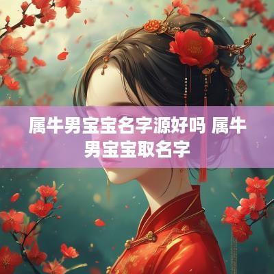 属牛男宝宝名字源好吗 属牛男宝宝取名字