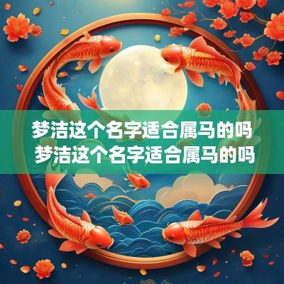 梦洁这个名字适合属马的吗 梦洁这个名字适合属马的吗女孩