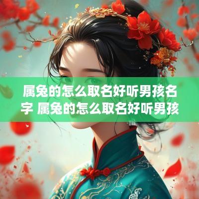 属兔的怎么取名好听男孩名字 属兔的怎么取名好听男孩名字大全