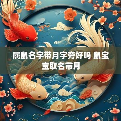 属鼠名字带月字旁好吗 鼠宝宝取名带月