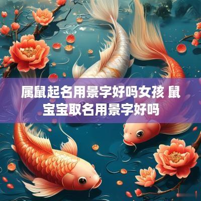 属鼠起名用景字好吗女孩 鼠宝宝取名用景字好吗