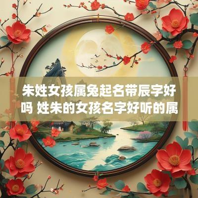 朱姓女孩属兔起名带辰字好吗 姓朱的女孩名字好听的属兔的