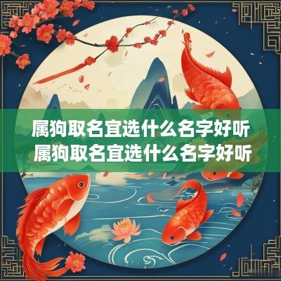 属狗取名宜选什么名字好听 属狗取名宜选什么名字好听女孩
