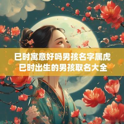 巳时寓意好吗男孩名字属虎 巳时出生的男孩取名大全