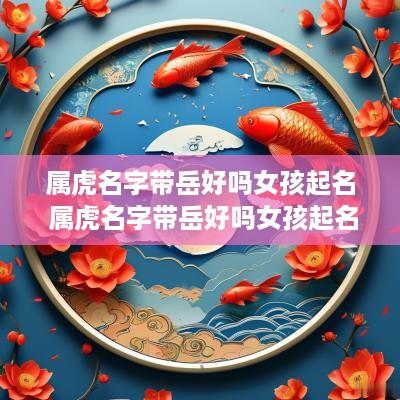 属虎名字带岳好吗女孩起名 属虎名字带岳好吗女孩起名叫什么