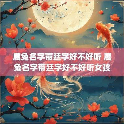 属兔名字带廷字好不好听 属兔名字带廷字好不好听女孩