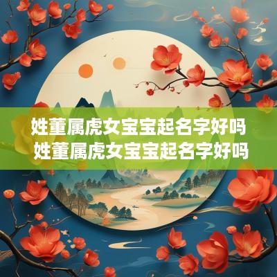 姓董属虎女宝宝起名字好吗 姓董属虎女宝宝起名字好吗