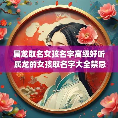 属龙取名女孩名字高级好听 属龙的女孩取名字大全禁忌