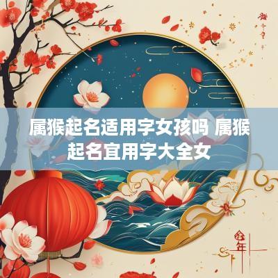 属猴起名适用字女孩吗 属猴起名宜用字大全女