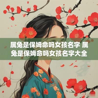属兔是保姆命吗女孩名字 属兔是保姆命吗女孩名字大全