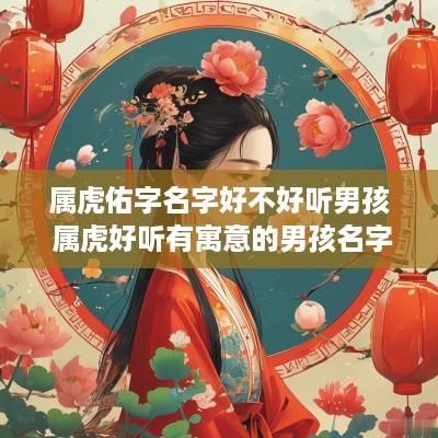 属虎佑字名字好不好听男孩 属虎好听有寓意的男孩名字