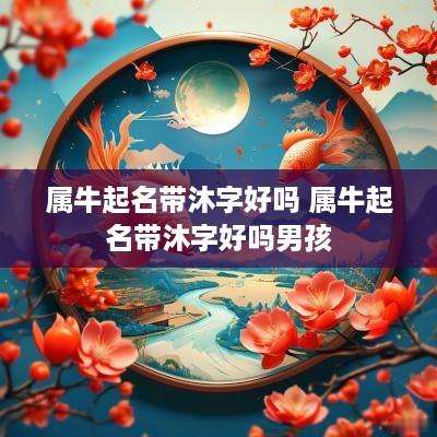 属牛起名带沐字好吗 属牛起名带沐字好吗男孩