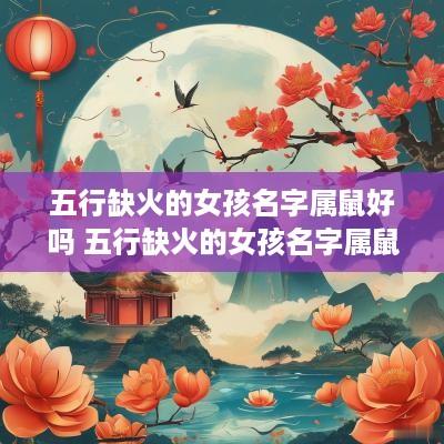 五行缺火的女孩名字属鼠好吗 五行缺火的女孩名字属鼠好吗