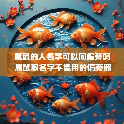 属鼠的人名字可以同偏旁吗 属鼠取名字不能用的偏旁部首