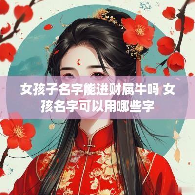 女孩子名字能进财属牛吗 女孩名字可以用哪些字
