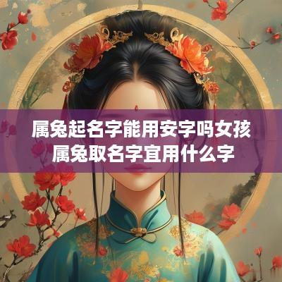 属兔起名字能用安字吗女孩 属兔取名字宜用什么字