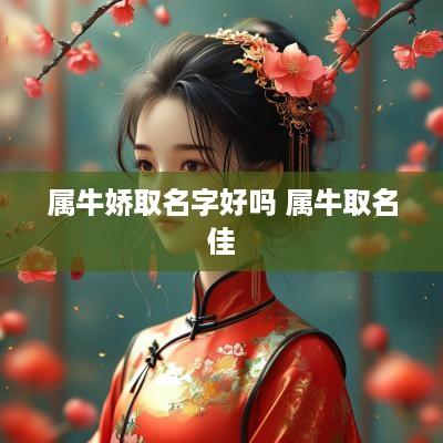 属牛娇取名字好吗 属牛取名佳