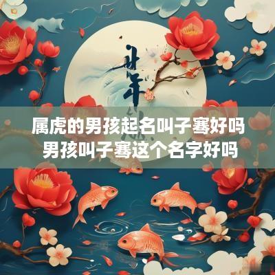 属虎的男孩起名叫子骞好吗 男孩叫子骞这个名字好吗