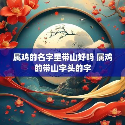 属鸡的名字里带山好吗 属鸡的带山字头的字