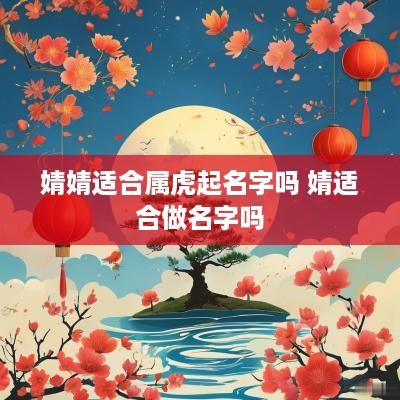 婧婧适合属虎起名字吗 婧适合做名字吗