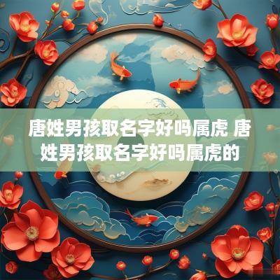 唐姓男孩取名字好吗属虎 唐姓男孩取名字好吗属虎的
