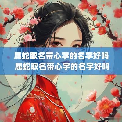 属蛇取名带心字的名字好吗 属蛇取名带心字的名字好吗男孩