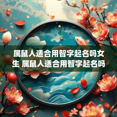 属鼠人适合用智字起名吗女生 属鼠人适合用智字起名吗女生