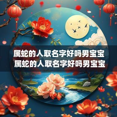 属蛇的人取名字好吗男宝宝 属蛇的人取名字好吗男宝宝