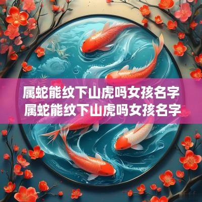 属蛇能纹下山虎吗女孩名字 属蛇能纹下山虎吗女孩名字怎么取